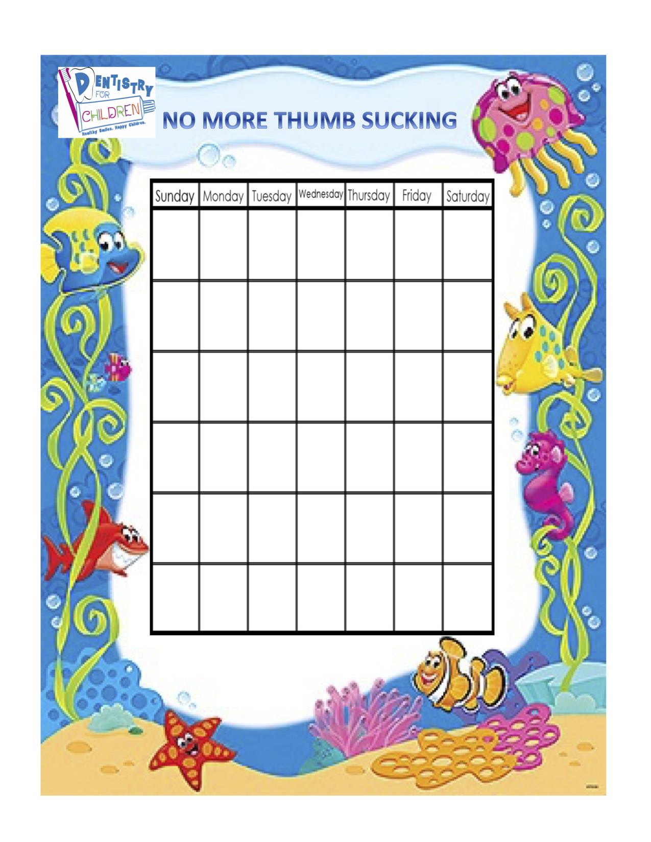 Answer to your questions - thumb sucking calendar