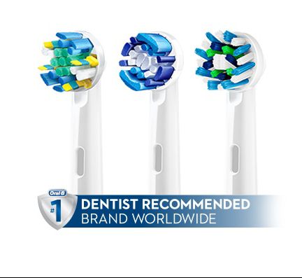 A list of products sold in our office - Oral B replacement Toothbrush Heads