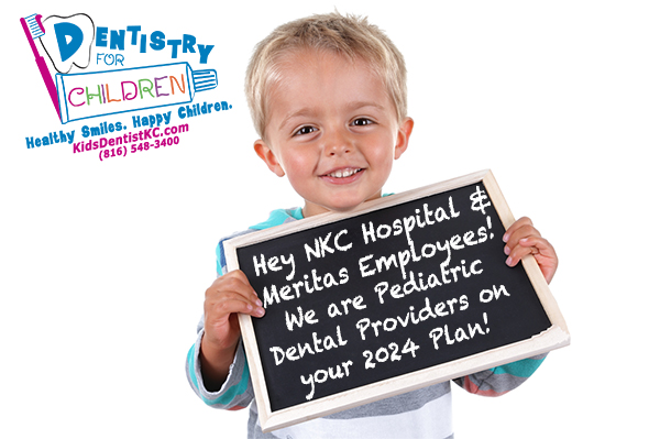 attention north kansas city hospital employees! Dentistry For Children is a provider on your dental plans
