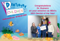 2023 Dentist of the Year from the Missouri Dental Association- Dr. Bumann and Staff